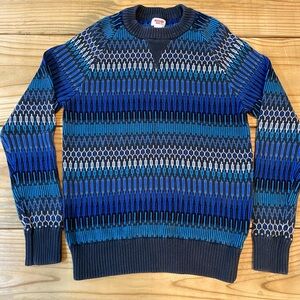 Blue & White Pattern Sweater | Mossimo Supply Co